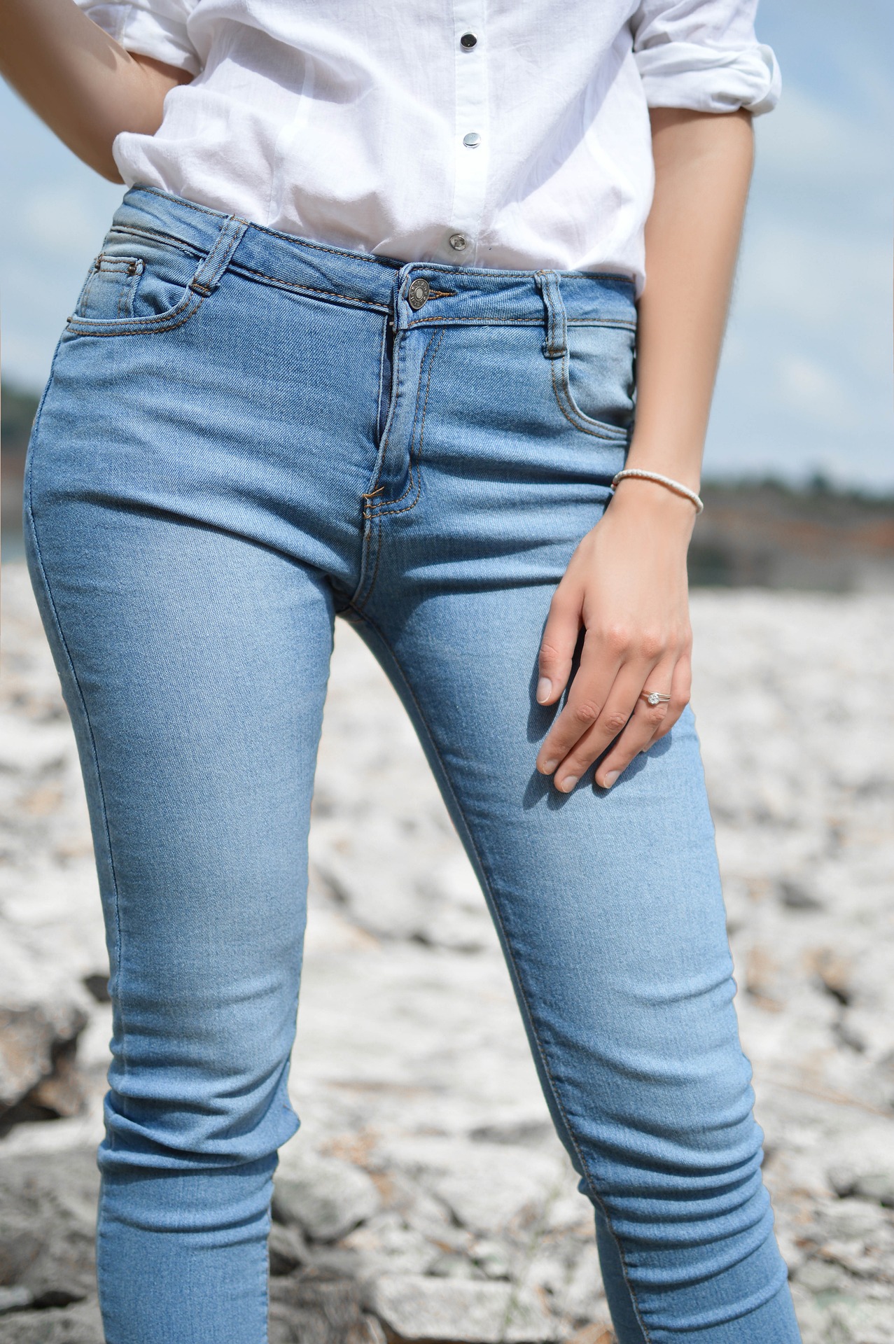 Jeans Skinny Azul